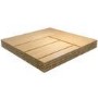 Oak Mexicano Prefinished Half Glass Panel Internal Cottage Door 1981 x 686mm