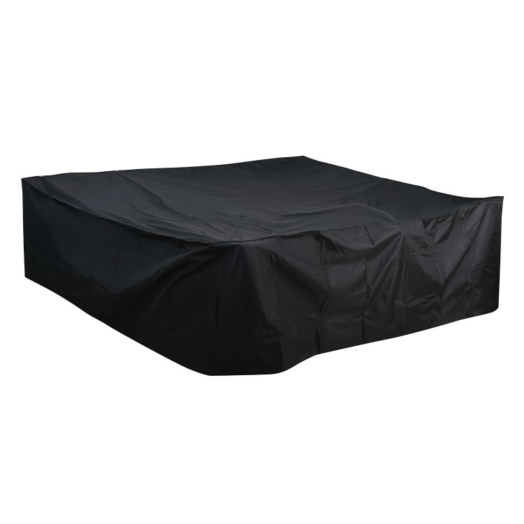250 x 270 x 80cm Waterproof Black Garden Furniture Cover