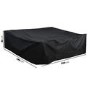 260 x 180 x 80cm Waterproof Black Garden Dining Set Furniture Cover