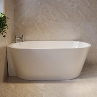 GRADE A1 - Freestanding Single Ended Left Hand Corner Bath 1600 x 780mm - Cove