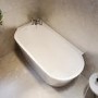 GRADE A1 - Freestanding Single Ended Left Hand Corner Bath 1600 x 780mm - Cove