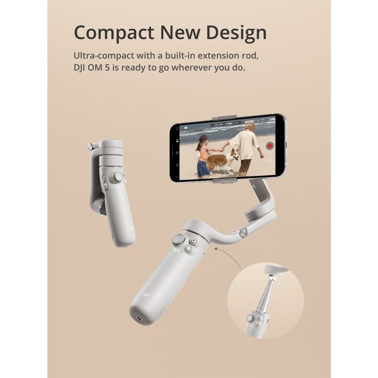 DJI OM 5 Gimbal - Sunset White