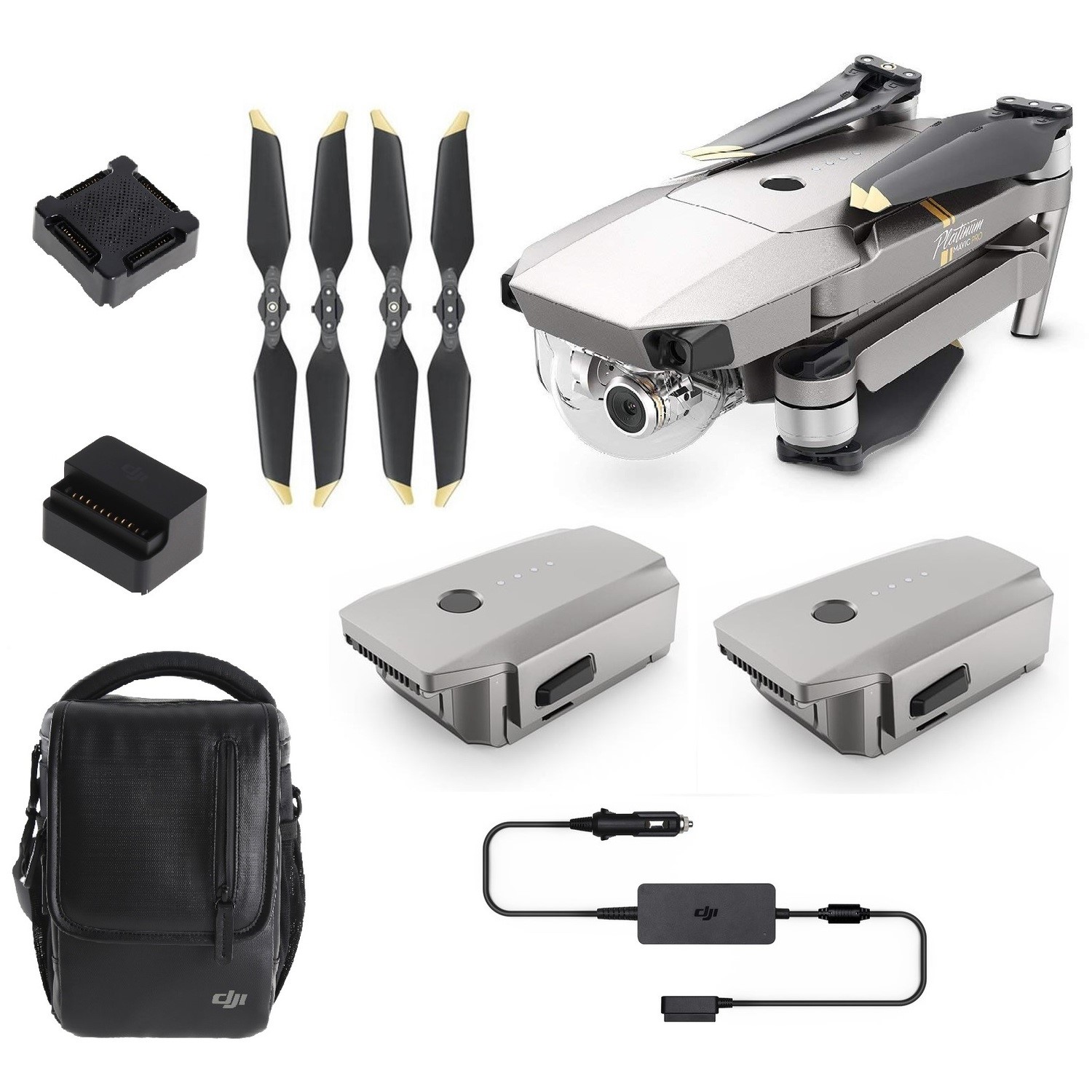DJI ドローンMAVIC PRO PLATINUM MORE COMBO!（DJI Mavic Pro