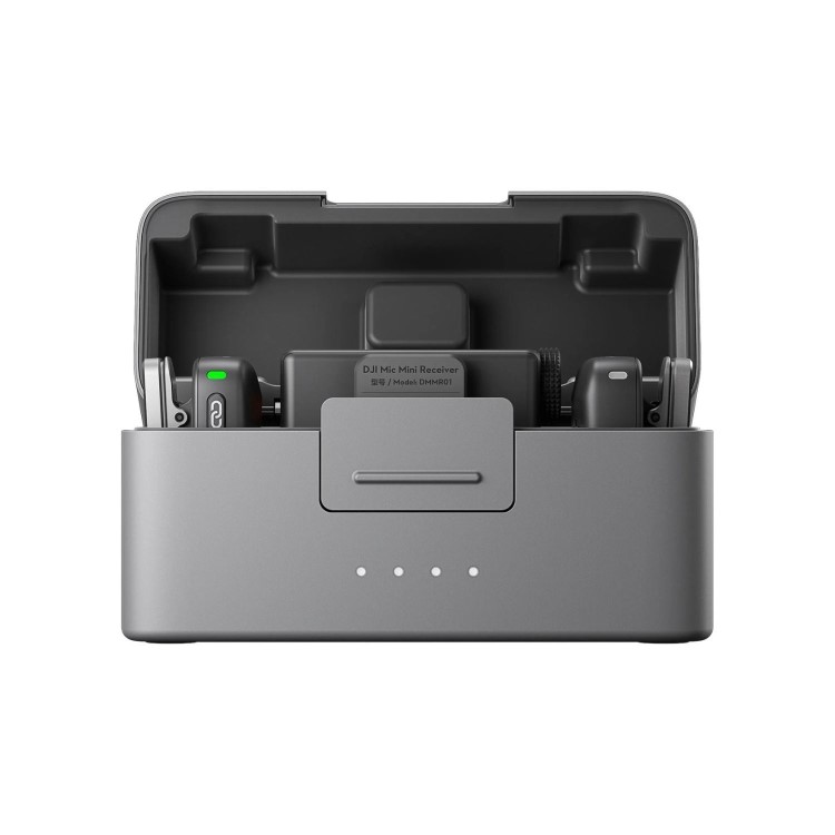 Box Opened DJI Mic Mini 2 TX+1 RX+Charging Case