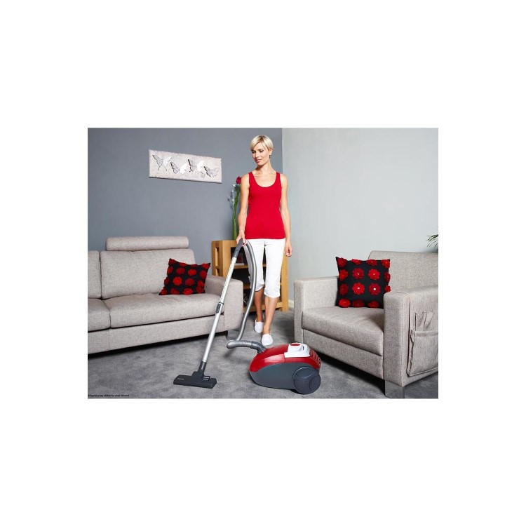 Hoover CP71-CP01 700W Capture Cylinder Vacuum Cleaner - Red And White