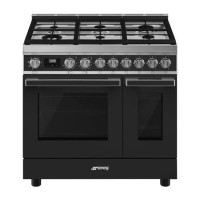 Refurbished Smeg CPF92GMA Portofino 90cm Dual Fuel Twin Oven Range Cooker