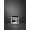 Smeg CPF92IMX Portofino 90cm Induction Twin Oven Range Cooker - Stainless Steel