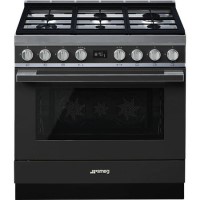 Smeg Portofino 90cm Pyrolytic Dual Fuel Range Cooker - Anthracite Smeg Portofino 90cm Pyrolytic Dual Fuel Range Cooker - Anthracite
