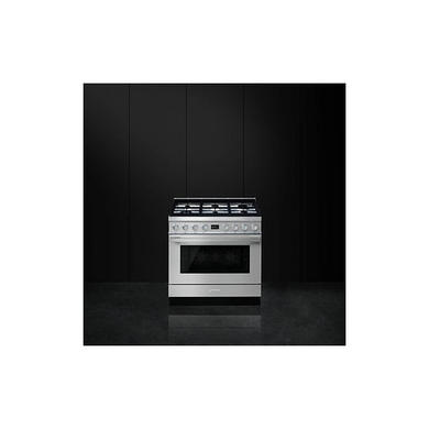 Refurbished Smeg CPF9GPX 90cm Portofino Pyrolytic Dual Fuel Range Cooker - Stainless Steel