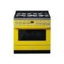Refurbished Smeg Portofino CPF9GPYW 90cm Pyrolytic Dual Fuel Range Cooker Yellow
