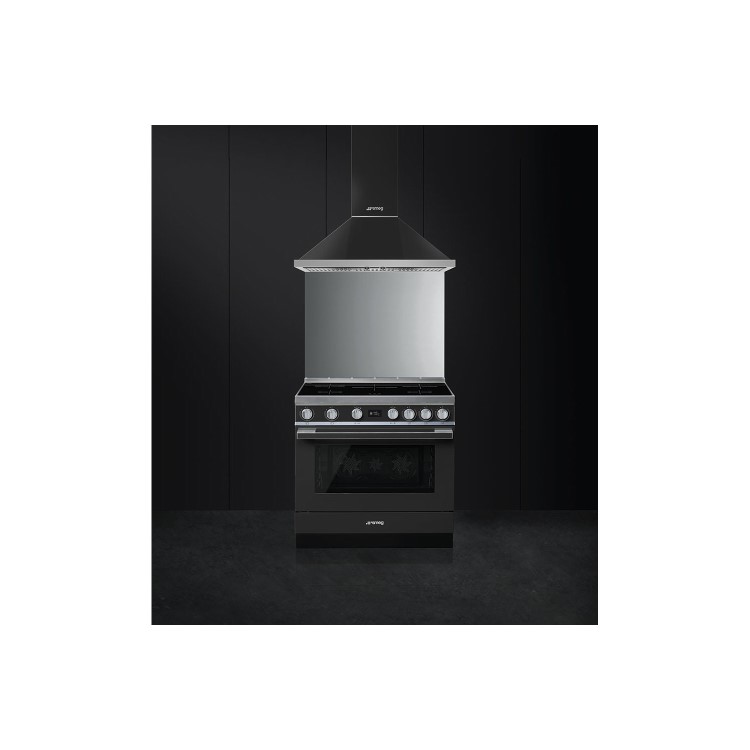 Refurbished Smeg Portofino CPF9IPAN 90cm Pyrolytic Induction Range Cooker Anthracite