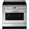 Smeg CPF9IPX Portofino 90cm Pyrolytic Induction Range Cooker - Stainless Steel