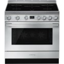 A2/CPF9IPX Refurbished Smeg Portofino CPF9IPX 90cm Pyrolytic Induction Range Cooker Stainless Steel