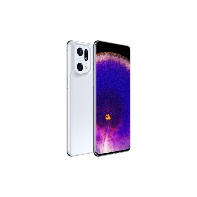 Refurbished OPPO Find X5 Pro 256GB 5G SIM Free Smartphone - Ceramic White