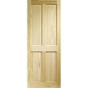 CPIN4P21M Internal Pine 4-Panel Door - Unfinished - 1981 x 533 x 35mm - Victorian Essential - XL Joinery