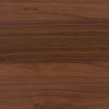 Walnut Trestle Table with Black Metal Legs - Seats 6 - Cooper
