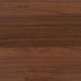 Walnut Trestle Table with Black Metal Legs - Seats 6 - Cooper