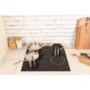 Refurbished Hotpoint CRA641DC Touch Control 60cm Ceramic Hob with Finished Glass Edge