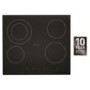 Refurbished Hotpoint CRA641DC Touch Control 60cm Ceramic Hob with Finished Glass Edge