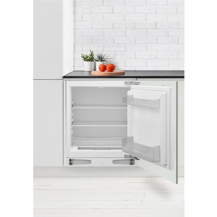 Refurbished CDA CRI521/1 Integrated 134 Litre Under Counter Larder Fridge