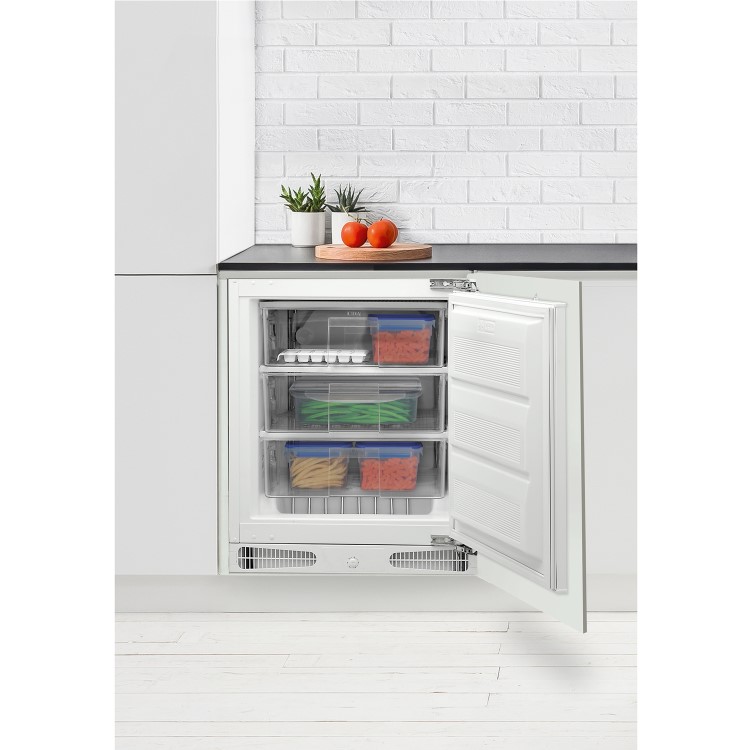 CDA 96 Litre Integrated Under Counter Freezer