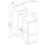 CDA 196 Litre Integrated In-column Freezer