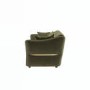 Khaki Green Velvet 3 Seater Pull Out Sofa Bed - Carmela