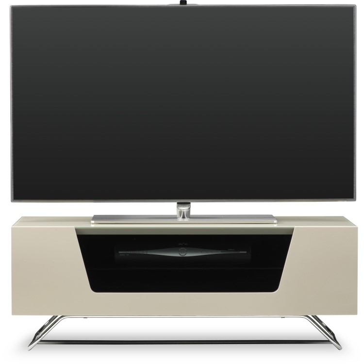 Alphason CRO2-1000CB-IVO Chromium 2 TV Stand for up to 50" TVs - Ivory