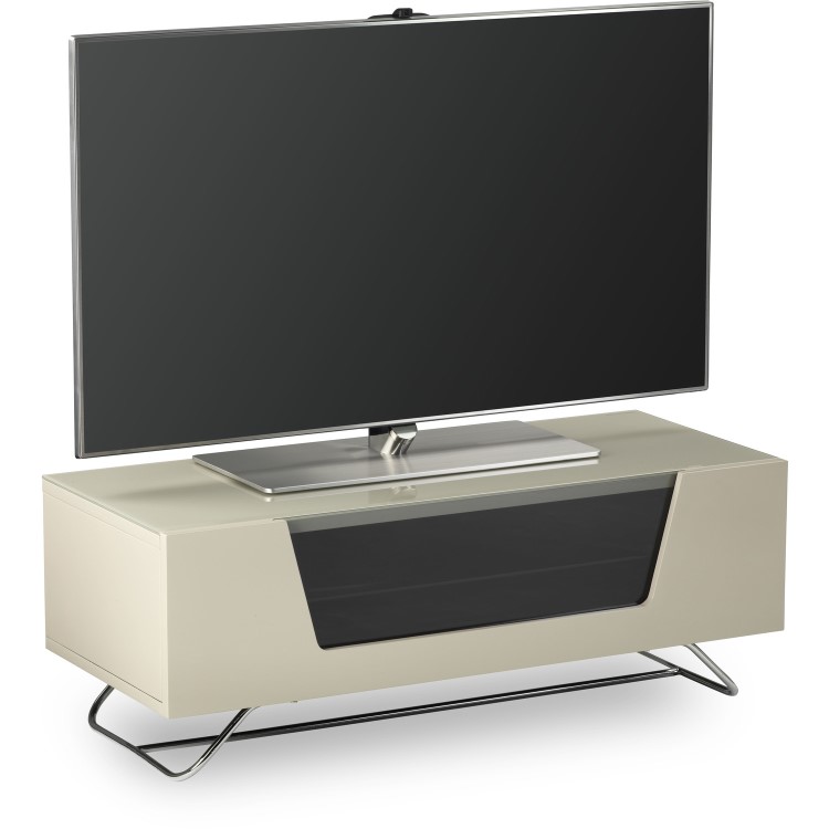 Alphason CRO2-1000CB-IVO Chromium 2 TV Stand for up to 50" TVs - Ivory