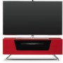 Alphason CRO2-1000CB-RED Chromium 2 TV Cabinet for up to 50" TVs - Red