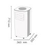Argo 10000 BTU Portable Air Conditioner - for rooms up to 28 sqm