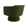 Green Boucle Swivel Accent Chair - Cairo