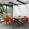 Carson Light Oak Dining Table - Seats 6