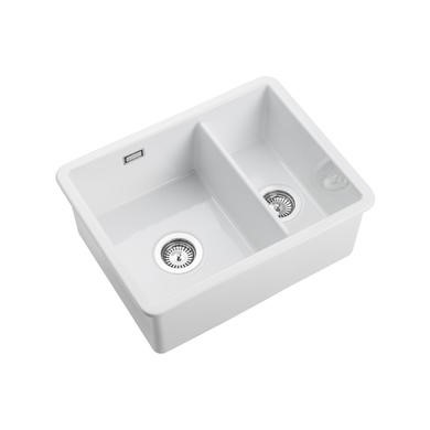 1 5 Bowl Undermount White Ceramic Kitchen Sink Rangemaster Rustiqe Buyitdirect Ie