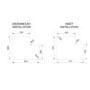 Rangemaster Rustiqe 1.3 Bowl Undermount and Inset White Ceramic Kitchen Sink