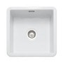 Single Bowl Undermount / Inset White Ceramic Kitchen Sink - Rangemaster Rustique