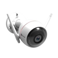 GRADE A1 - EZVIZ ezGuard Plus 1080p Outdoor WiFi Smart Home Security Camera With Siren And Strobe Light Works with Alexa