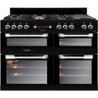 LEISURE CS110F722K Cuisinemaster 110cm Dual Fuel Range Cooker Black