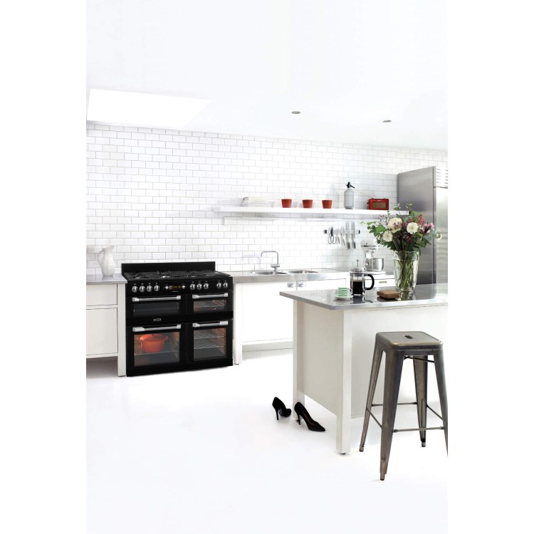 LEISURE CS110F722K Cuisinemaster 110cm Dual Fuel Range Cooker Black