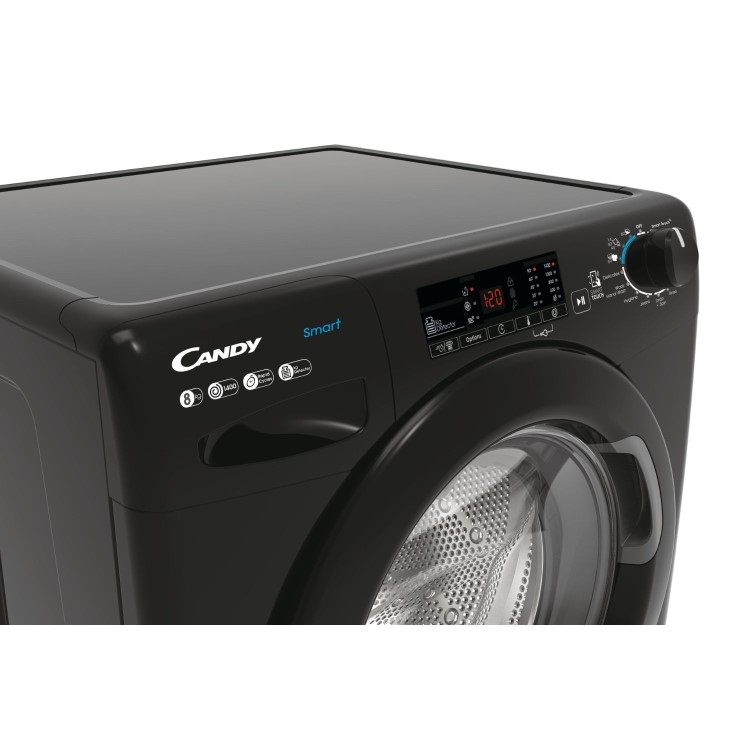 Candy 8Kg 1400rpm Black Washing Machine