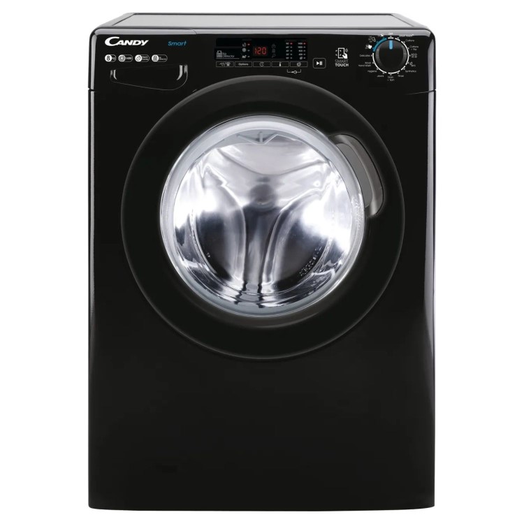 Refurbished Candy Ultra CS148TWBB4/1-80 Freestanding 8KG 1400 Spin Washing Machine Black