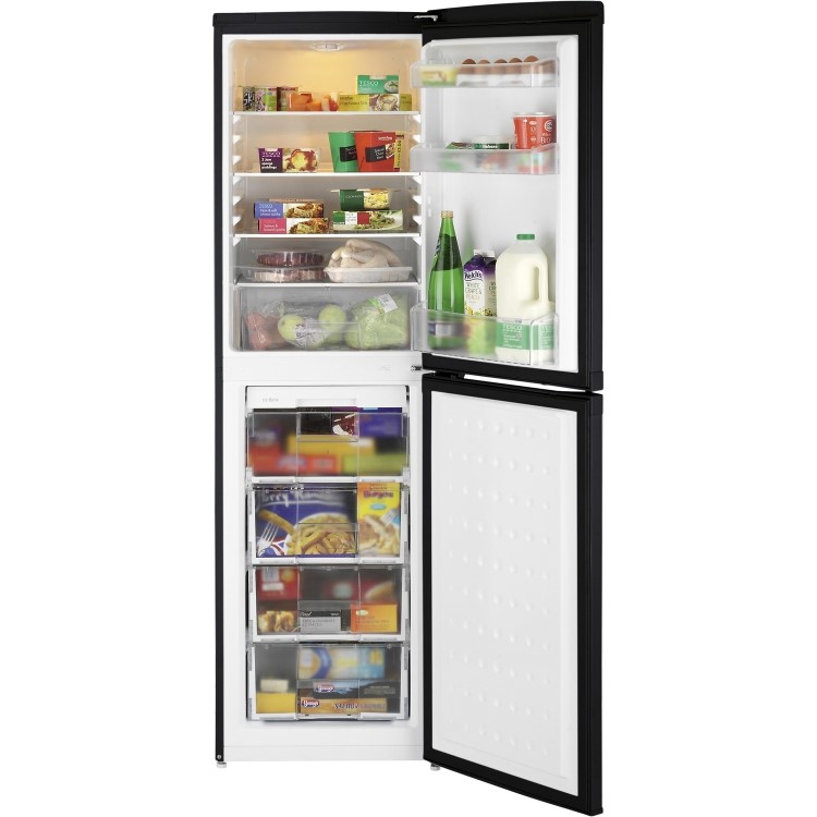 Beko CS5824B 50-50 Freestanding Fridge Freezer - Black