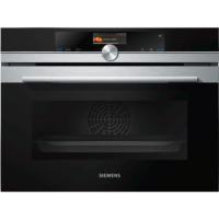 Refurbished Siemens iQ700 CS656GBS7B 60cm Single Built In Electric Oven with Steam Function Stainless Steel