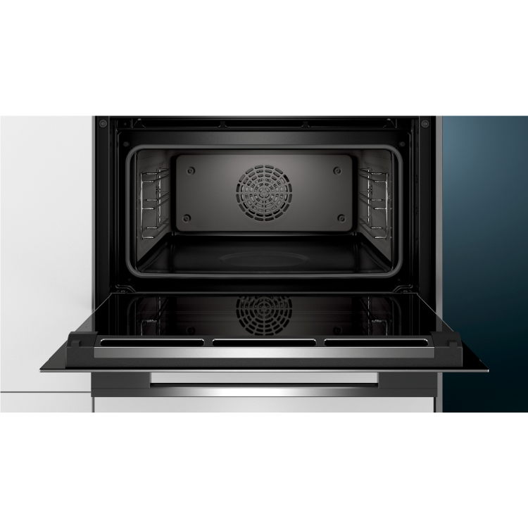 Refurbished Siemens iQ700 CS656GBS7B 60cm Single Built In Electric Oven with Steam Function Stainless Steel