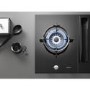 Miele Gas Cooktop Dual Wok Burner - Black