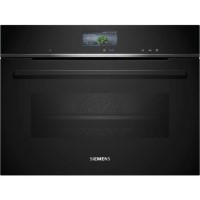 Siemens iQ700 CS736G1B1 Compact Oven with Steam Function - Black  Siemens iQ700 CS736G1B1 Compact Oven with Steam Function - Black