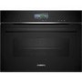 Siemens iQ700 CS736G1B1 Compact Oven with Steam Function - Black