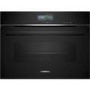 Siemens iQ700 Compact Oven with Steam Function - Black