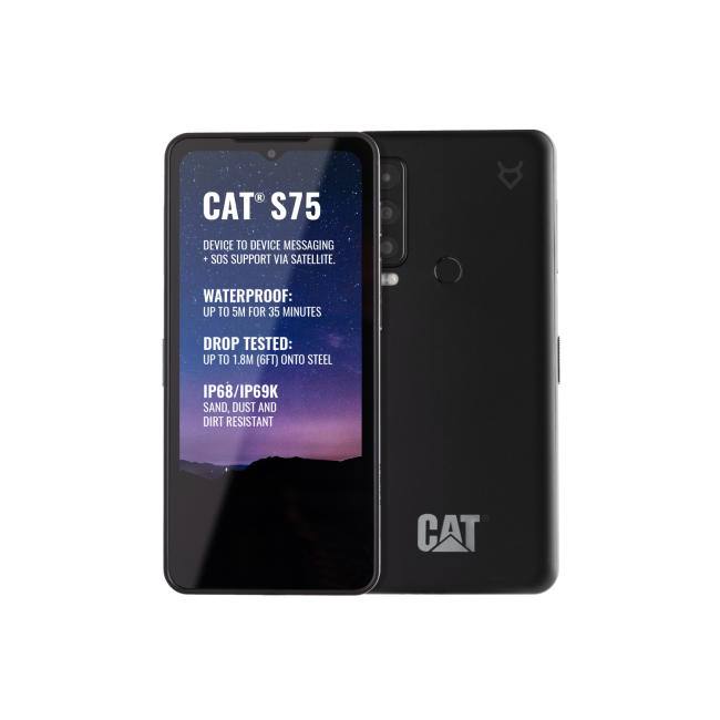 Refurbished CAT S75 Black 6.6" 128GB 5G Unlocked & SIM Free Smartphone