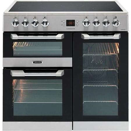 LEISURE CS90C530X Cuisinemaster Stainless Steel 90cm Electric Range Cooker With Ceramic Hob
